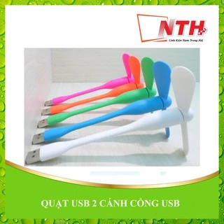 QUẠT USB 2 CÁNH CỰC MÁT NHIỀU MÀU