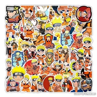 Set 50 Nhãn Dán Naruto Sticker Hình Nhân Vật Truyện Tranh Anime Manga Trang Trí Mũ Bảo Hiểm, Ván Trượt, Laptop, Vali, Sổ