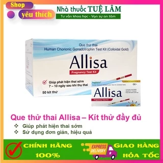 Que thử thai Allisa - Trapharco