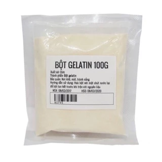 Bột Gelatin 100G ( phụ gia thực phẩm)