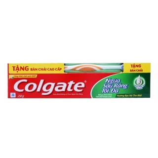 Kem Đánh Răng Ngừa Sâu Răng hiệu Colgate - tuýp 250g  tặng bàn chải