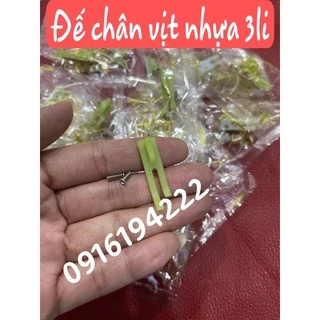 10 Đế chân vịt nhựa 3li máy công nghiệp 1 kim