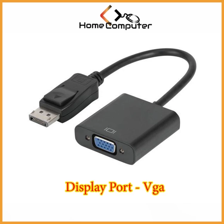 Cáp chuyển đổi, cáp display port ra vga Full HD 1080p, không cần cài đặt