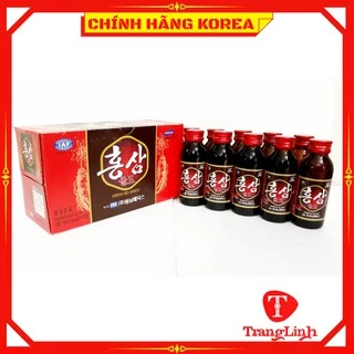 Nước hồng sâm hàn quốc hộp 10 chai x 100ml - tranglinhkorea