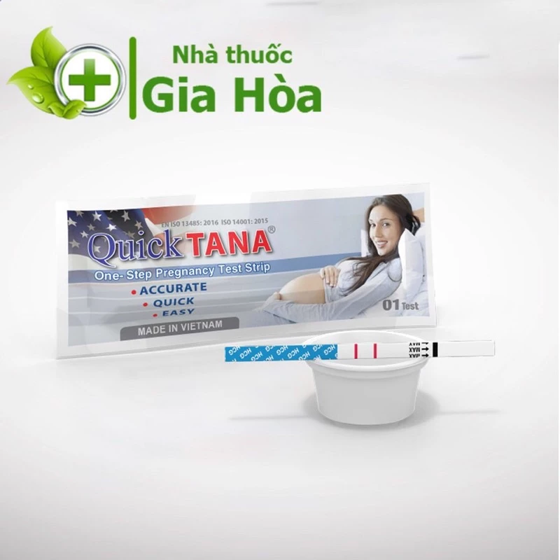 Que thử thai / Dụng cụ test phát hiện thai sớm Quicktana (Tanaphar)