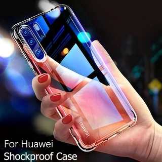 Ốp điện thoại trong suốt với túi khí cho Huawei P10 Mate 10 P P20 P30 P40 P10 Mate 30 20 10 Lite Mate 30 Pro P40 Pro