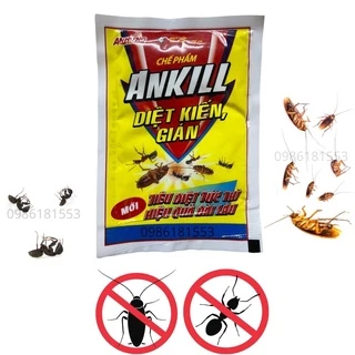 Thuốc Diệt Kiến Gián ANKILL Nhãn Hiệu An Hưng, Hiệu Qủa - Kinh Tế Gói 10g Và 20g