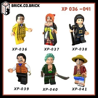 One Piece Đảo Hải Tặc Nami Zoro Luffy Robin Đồ chơi lắp ráp Anime minifigures XP036-XP041