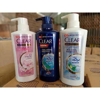 Dầu Gội clear Bạc Hà 400ml Thái Lan