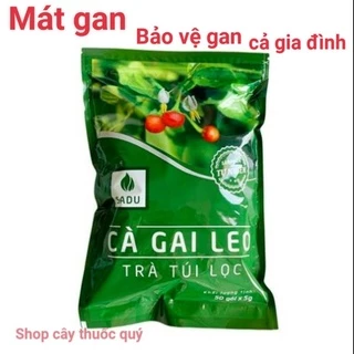 1 bịch trà túi lọc cà gai leo Sadu 250g bảo vệ lá gan cho cả gia đình bạn