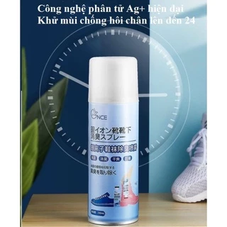 Chai khử mùi giày Nano, khử mùi làm thơm giày dép - dung tích 260ml Xplus