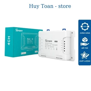 Công tắc điều khiển từ xa Sonoff 4CH R3 bằng điện thoại thông minh qua sóng wifi