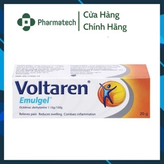 Gel Bôi Xoa Bóp Voltaren Emulgel 20g - PharmaTech Pharmacy