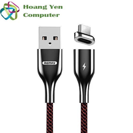 Cáp Sạc Nhanh MICRO USB Remax RC-158M Đầu Nam Châm Hít Dài 1M Cho Android - BH 6 Tháng - Hoàng Yến Computer
