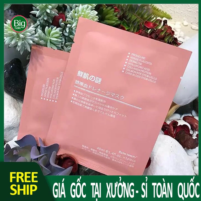 Mặt Nạ Nhau Thai Cừu Tế Bào Gốc Cuống Rốn Cấp Ẩm, Dưỡng Da, Trẻ Hóa Làn Da BIG SALE MART A1