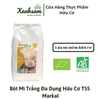 Bột Mì Trắng Đa Dụng Hữu Cơ T55 Markal 1kg - XanhSam Organic