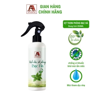 Xịt thơm phòng tinh dầu Bạc Hà An An giúp đuổi muỗi khử mùi hiệu quả 250ml