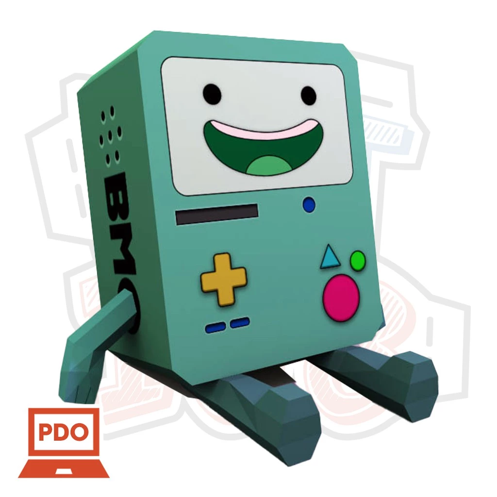 Mô hình giấy Anime BMO - Adventure Time