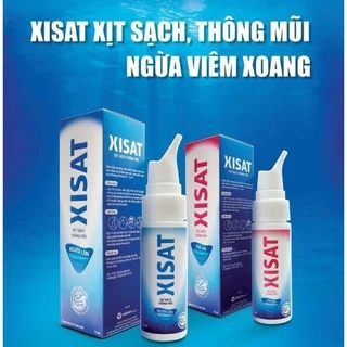 Xisat xịt mũi cho người lớn giúp làm thông thoáng mũi chai 75ml