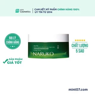 Mặt Nạ Ngủ Naruko Tea Tree Shine Control & Blemish Clear Night Gelly 80g