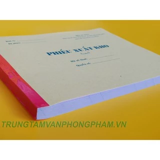 Phiếu xuất kho 3 liên A5 [cuốn 50 bộ] 16x20cm mẫu số 02 VT ban hành thông tư số 200 / 2014/TT-BTC