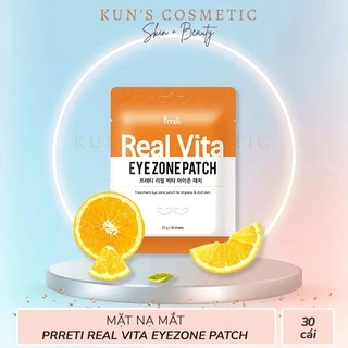 Mặt Nạ Mắt Prreti Real Vita Eyezone Patch 30 Miếng