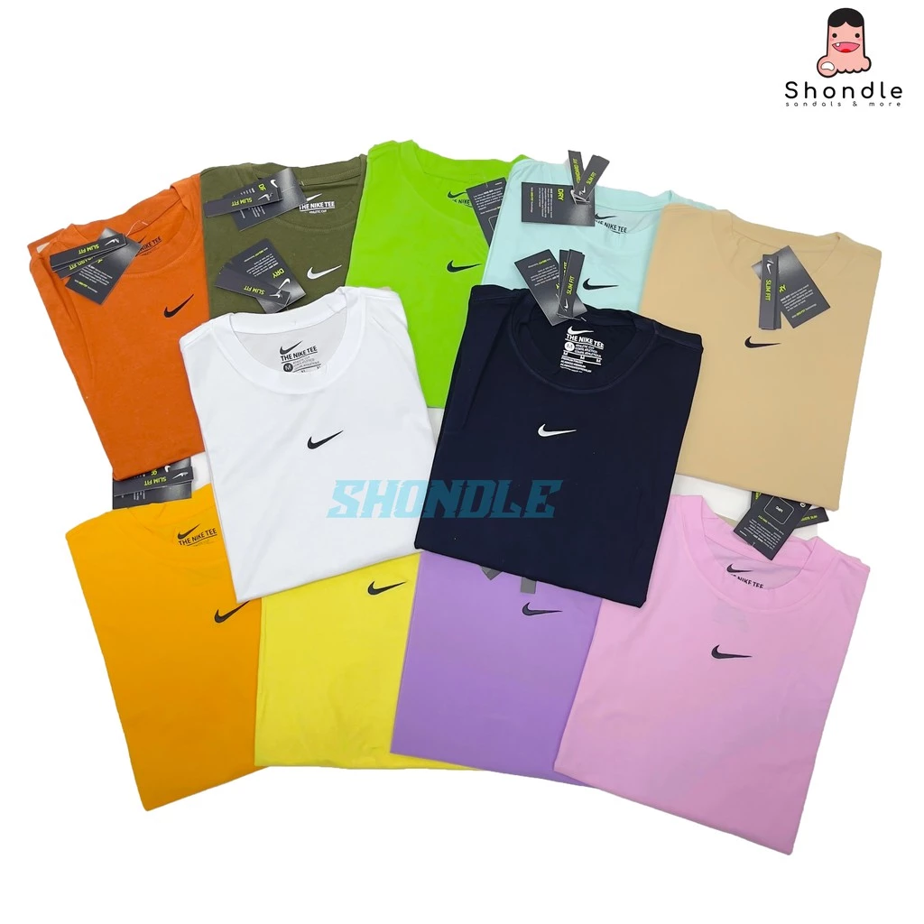 Áo Thun Thêu 1 Logo Nike Basic Chất Liệu Cotton Hàng Cao Cấp