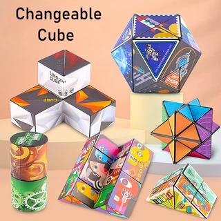 Đồ Chơi Khối Rubik 3D Thay Đổi Hình Dạng Độc Đáo Cho Trẻ Em