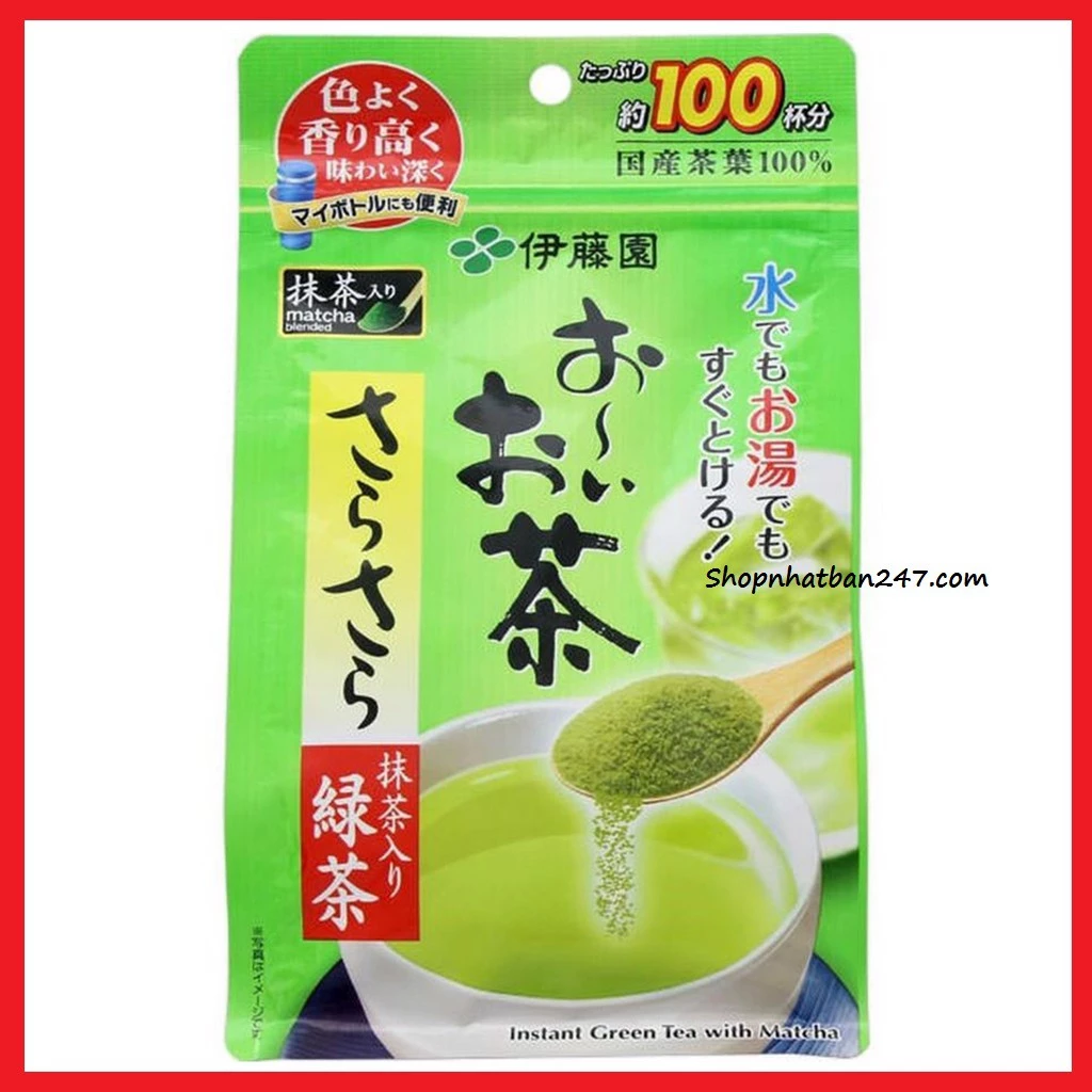 Bột trà xanh matcha Nhật Bản 40g nguyên chất 100%