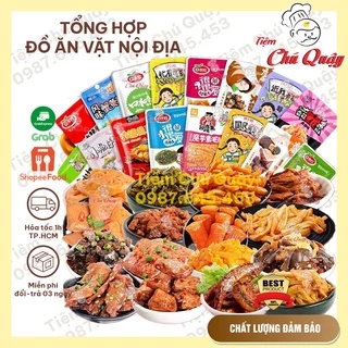 [Siêu rẻ] ĐỒ ĂN VẶT NỘI ĐỊA tổng hợp các món cay, siêu ngon tự chọn [Tiệm Chú Quậy]