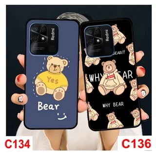 Ốp lưng Redmi 10C - Redmi 9C bảo vệ camera in hình gấu bear cute , thời trang. ốp lưng Redmi 10c - redmi 9c chất lượng.