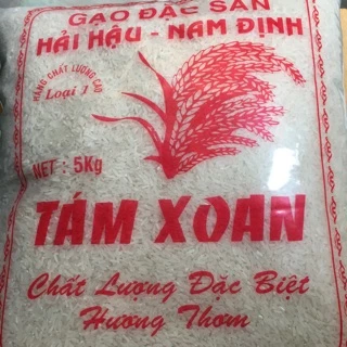 5kg gạo tám xoan hải hậu nam định