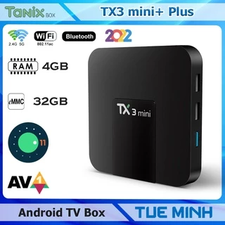 Android TV Box TX3 mini+ Plus - Amlogic S905W2, Ram 4GB, Android 11, Dual Wifi