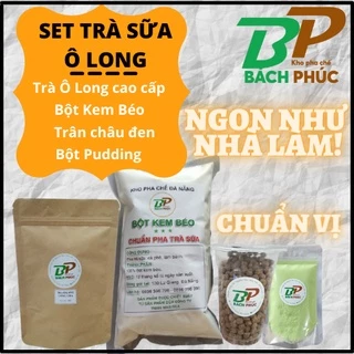 SET NGUYÊN LIỆU TRÀ SỮA Ô LONG CAO CẤP - NGUYÊN LIỆU TRÀ SỮA OLONG - KHO PHA CHẾ ĐÀ NẴNG