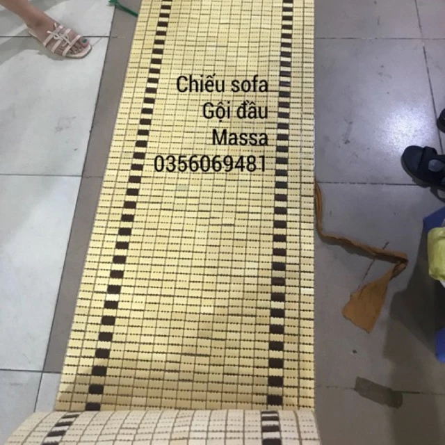 Chiếu trúc trải ghế sofa,massa ,gội đầu khổ 60 x 1m7