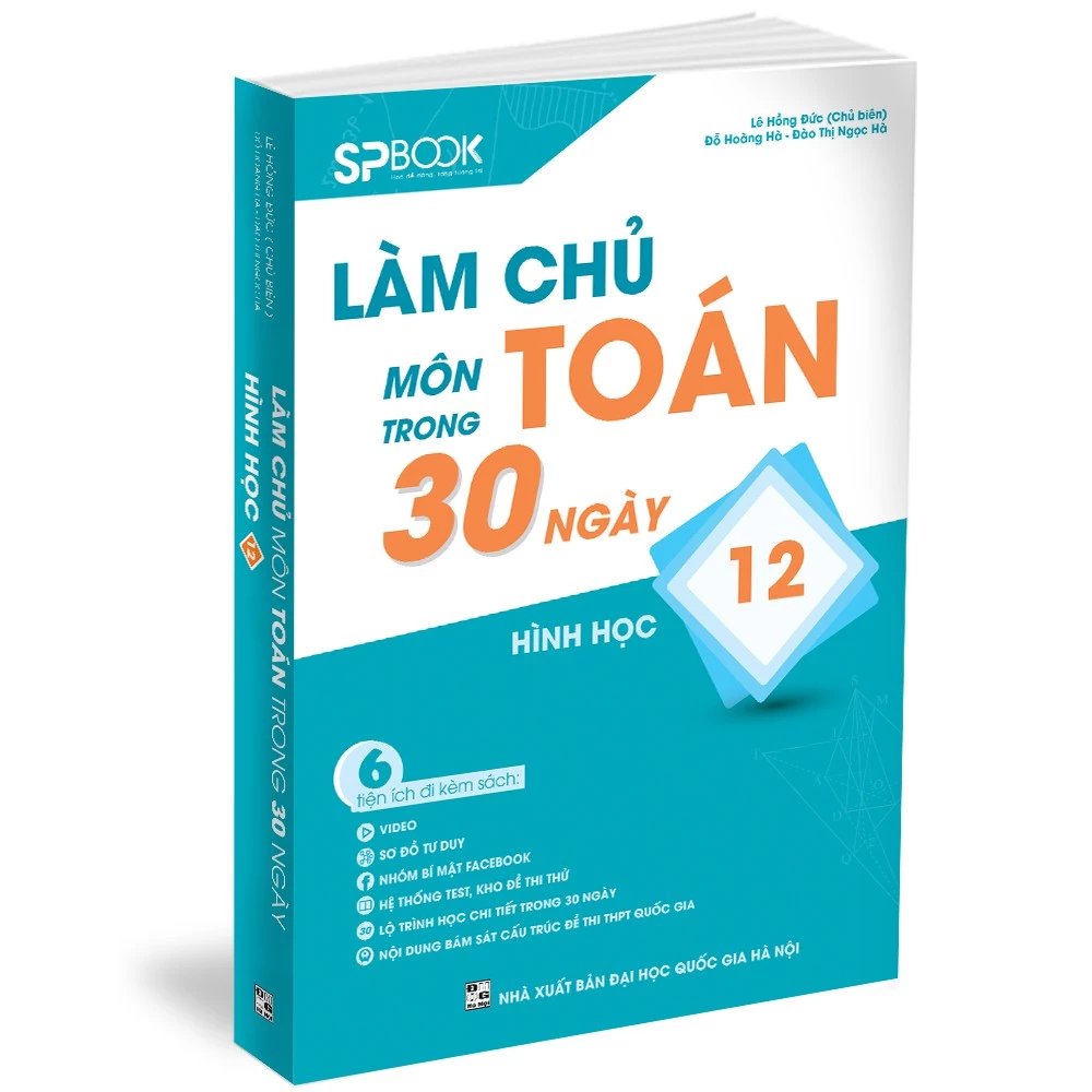 Sách - Làm Chủ Môn Toán Trong 30 Ngày Hình Học 12