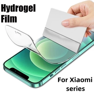 1 Miếng Dán Hydrogel Trong Suốt Bảo Vệ Màn Hình Cho Xiaomi Note 10 Pro 8 9 10 10X 11 12 Pro Note 7 8 10 9 11 Pro K40 K50 Pro