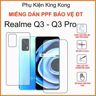 Miếng dán Ppf Realme Q3 / Q3 Pro Dán chống bám vân tay