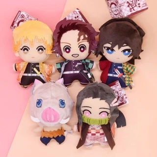 Aaron1 Thú Nhồi Bông Hình Nhân Vật Kimetsu No Yaiba Tanjirou Nezuko 15cm Kyoujurou Giyu