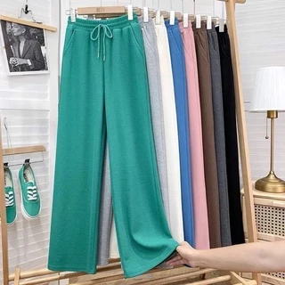 Quần suông Quần culottes vải tổ ong mới - Mã 604