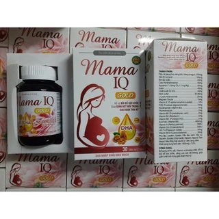 Viên uống bổ cho bà bầu Mama IQ Gold_Hộp 30 viên