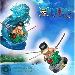 Custom minifigures:mô hình nhân vật Zoro - đảo hải tặc