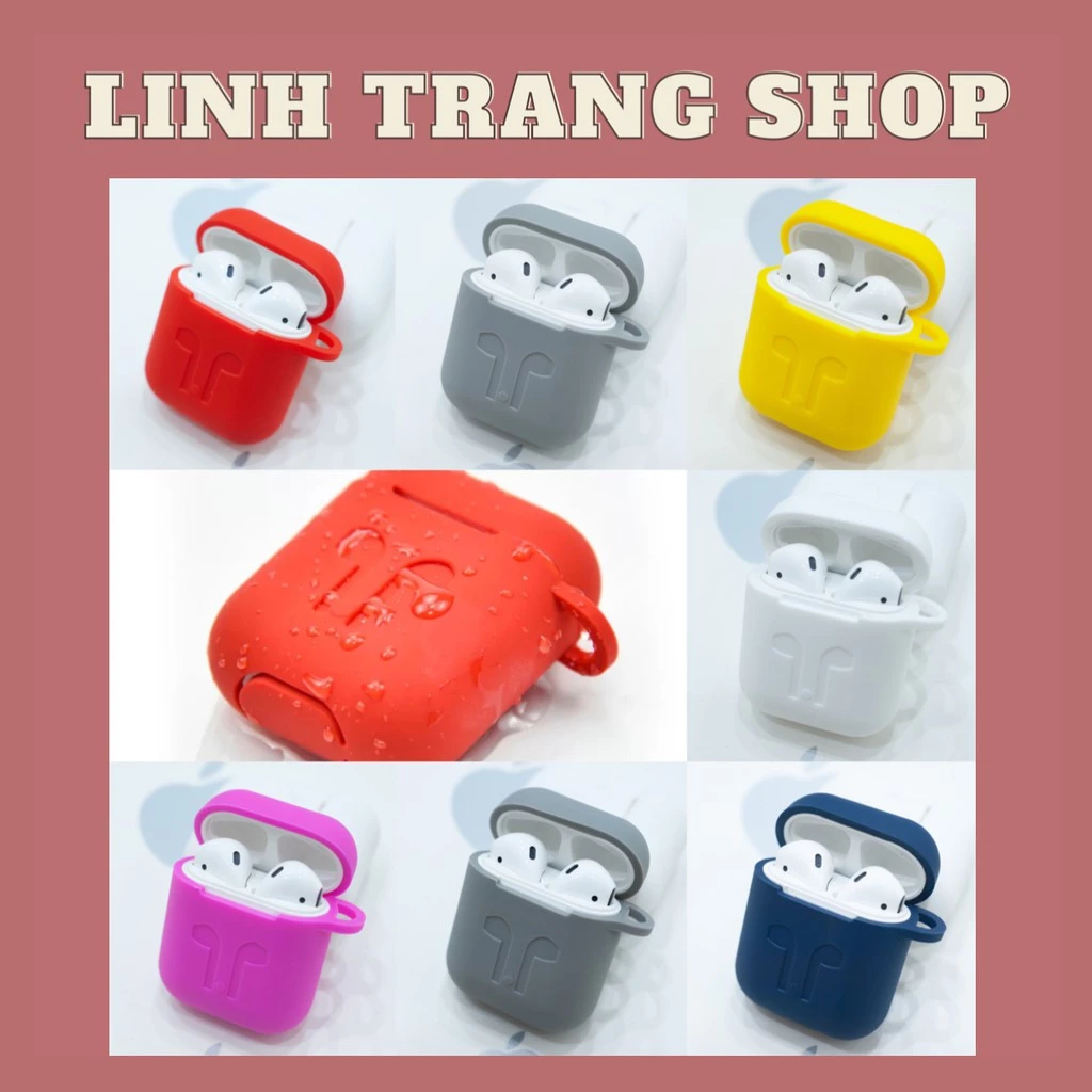 (Loại Dày) Vỏ Ốp Airpods 2 Silicone Dẻo Bảo Vệ Tai Nghe AP 2, Ốp Tai Nghe Bluethooth Giá Rẻ