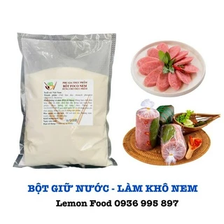 1Kg Bột làm khô nem giữ nước cho nem chua, giúp nem khô ráo, hạn chế chảy nước