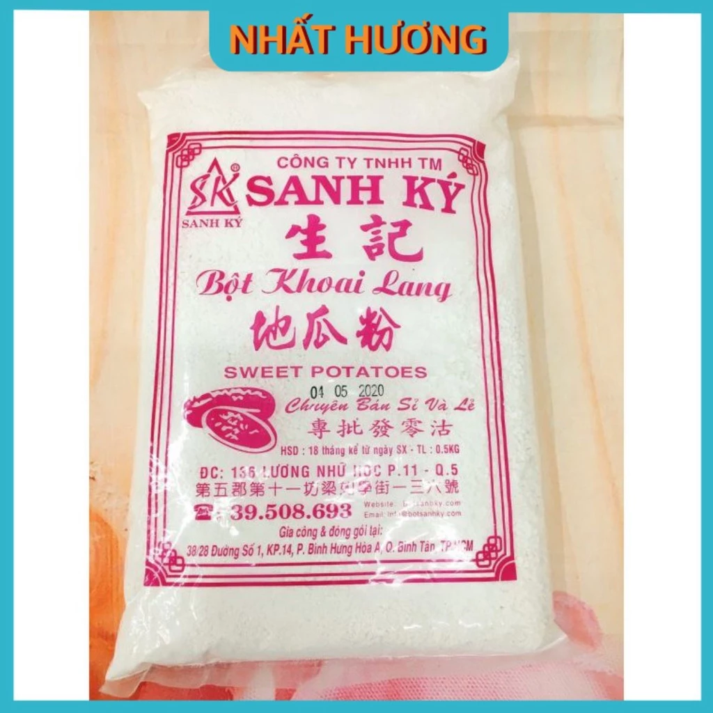 Bột Khoai Lang Sanh Ký 500gr