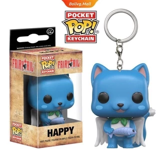 FUNKO POP! Móc Khóa Hình Nhân Vật Hoạt Hình Fairy Tail Dễ Thương