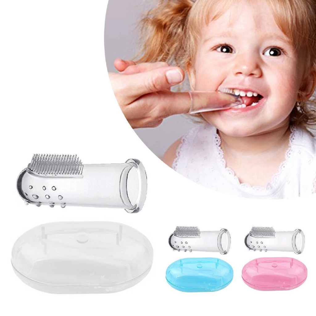 Bàn chải đánh răng bằng silicon cho bé