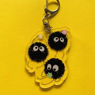 ( Mica trong acrylic ) Móc khóa CON BỒ HÓNG SUSUWATARI quà tặng xinh xắn dễ thương in hình anime chibi