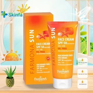 Kem Chống Nắng Farmona Sun Face Cream Oil Free SPF50 Cho Da Dầu Mụn 50ml - Skinfa