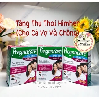 Viên Uống Tăng Thụ Thai Cho Chồng và Vợ Pregnacare Him & Her